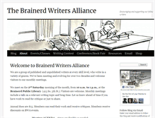 Tablet Screenshot of brainerdwriters.com